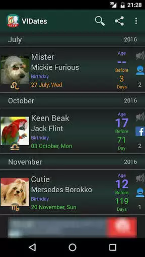 Play Birthdays & important dates  and enjoy Birthdays & important dates with UptoPlay