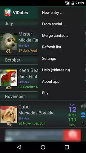 Play Birthdays & important dates  and enjoy Birthdays & important dates with UptoPlay