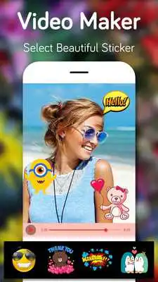 Play Birthday Slideshow with Song-Birthday video maker