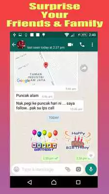 Play Birthday Stickers