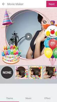 Play Birthday Video Maker, Photo on Cake, Video maker