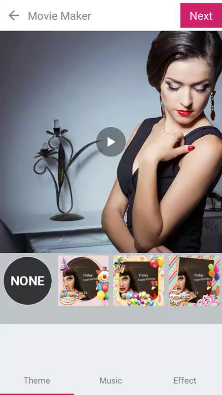 Play Birthday Video Maker, Photo on Cake, Video maker