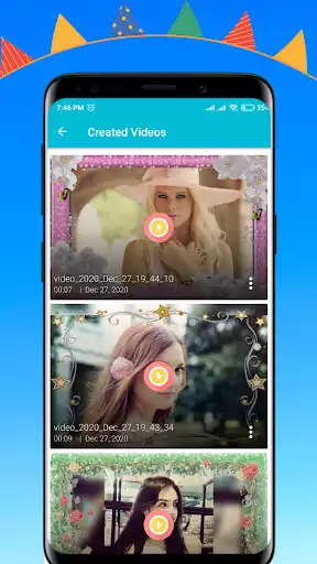 Play Birthday Video Maker as an online game Birthday Video Maker with UptoPlay
