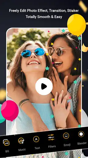 Play Birthday video maker with song : happy birthday as an online game Birthday video maker with song : happy birthday with UptoPlay