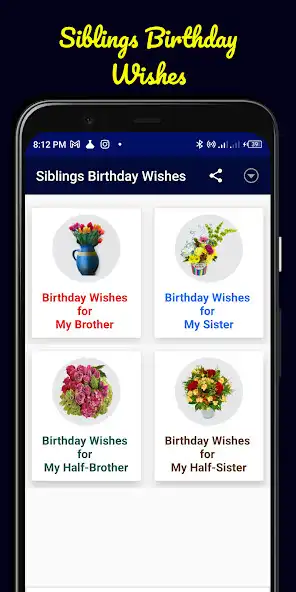 Play Birthday Wishes for Siblings  and enjoy Birthday Wishes for Siblings with UptoPlay