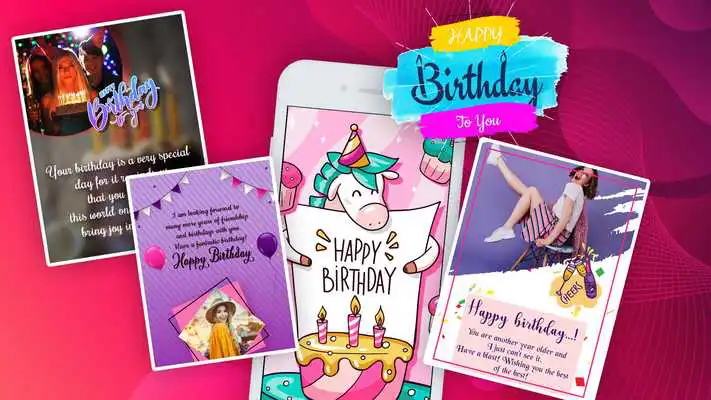 Play Birthday wishes images birthday status story maker