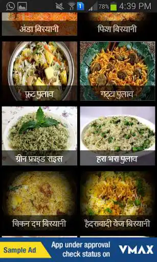 Play Biryani  Pulao Recipes in Hindi (Rice Recipes)