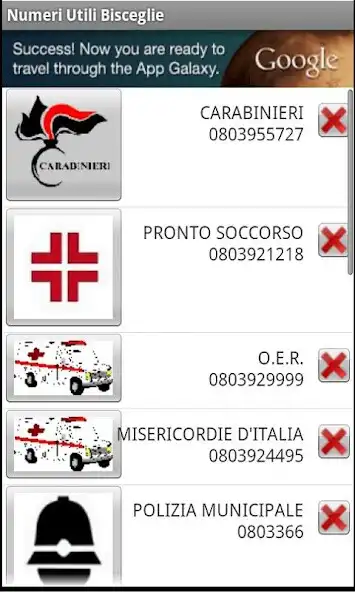 Play Bisceglies usefull phone Num.  and enjoy Bisceglies usefull phone Num. with UptoPlay