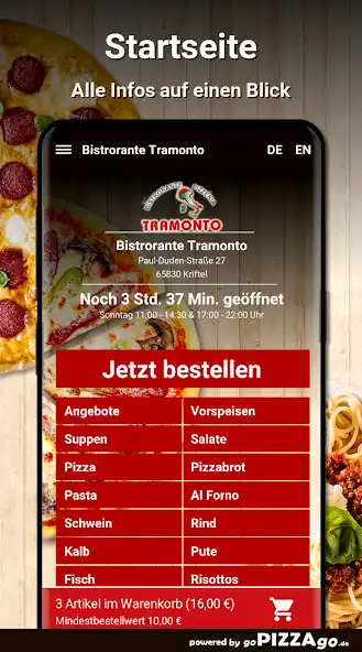 Play Bistrorante Tramonto Kriftel as an online game Bistrorante Tramonto Kriftel with UptoPlay