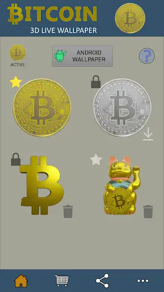 Play Bitcoin 3D Live Wallpaper as an online game Bitcoin 3D Live Wallpaper with UptoPlay