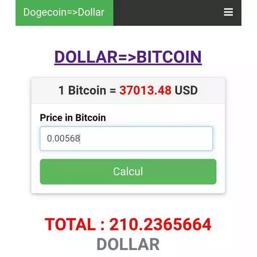 Play Bitcoin and Dogecoin Calculator APK