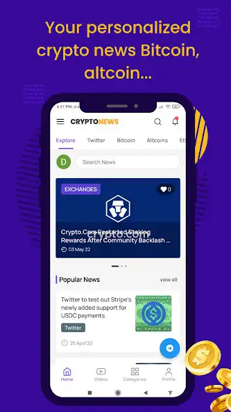 Play Bitcoin Crypto News  and enjoy Bitcoin Crypto News with UptoPlay