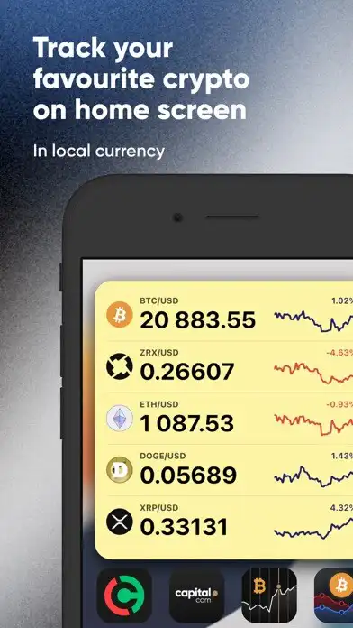 Play Bitcoin  Crypto Price Widget  and enjoy Bitcoin  Crypto Price Widget with UptoPlay