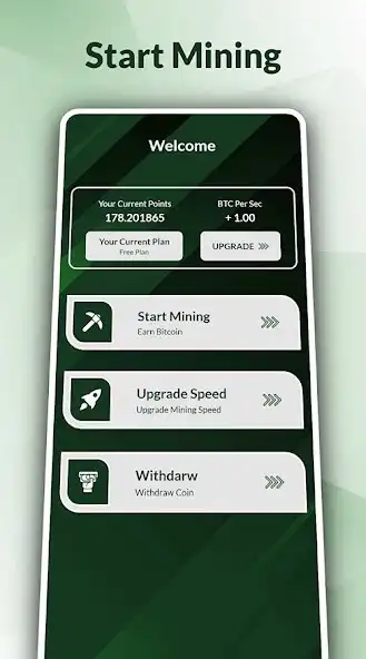 Play Bitcoin Mining App as an online game Bitcoin Mining App with UptoPlay