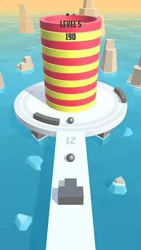 Play Bitcoin Stack Ball 3D as an online game Bitcoin Stack Ball 3D with UptoPlay