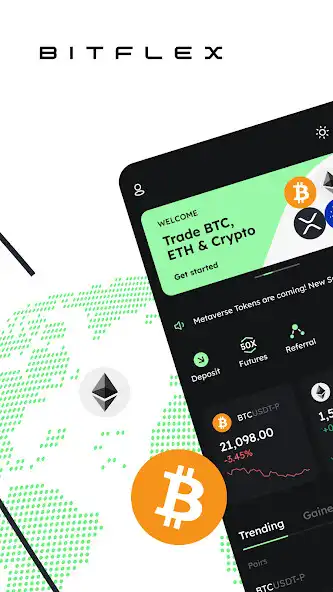 Play Bitflex - Buy  Trade Crypto  and enjoy Bitflex - Buy  Trade Crypto with UptoPlay