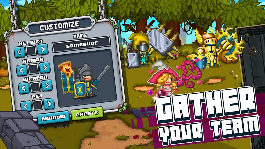 Play Bit Heroes Quest: Pixel RPG  and enjoy Bit Heroes Quest: Pixel RPG with UptoPlay