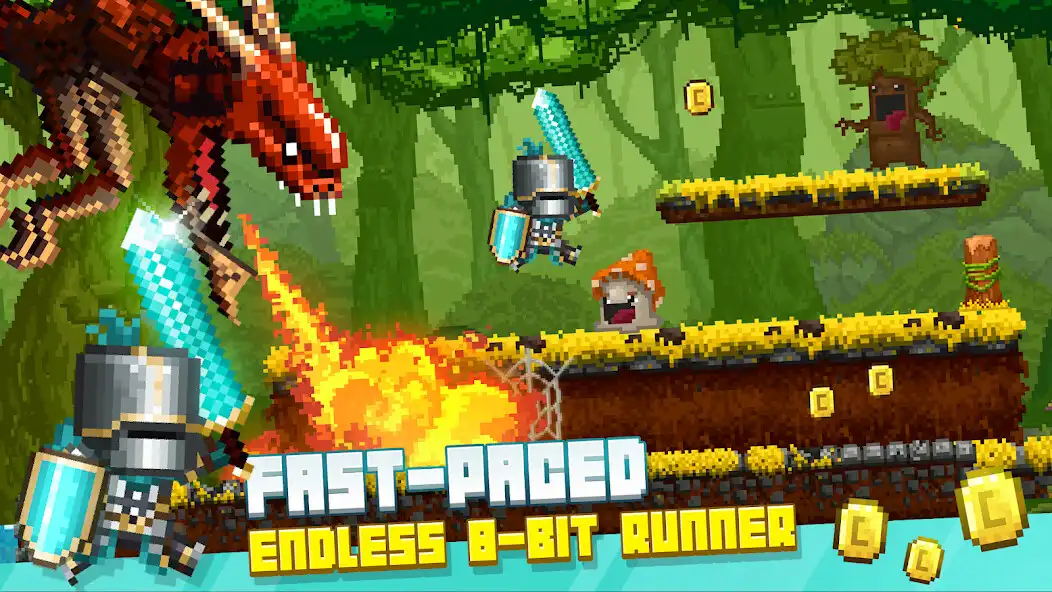 Play Bit Heroes Runner: Pixel Blitz  and enjoy Bit Heroes Runner: Pixel Blitz with UptoPlay