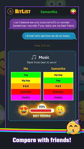 Play BitList - Friendship Test! as an online game BitList - Friendship Test! with UptoPlay