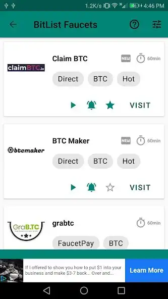 Play BitList as an online game BitList with UptoPlay