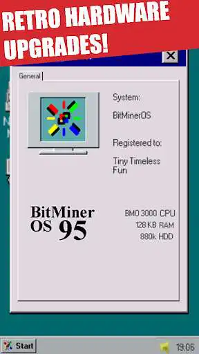 Play BitMiner95 Retro Clicker Game  and enjoy BitMiner95 Retro Clicker Game with UptoPlay