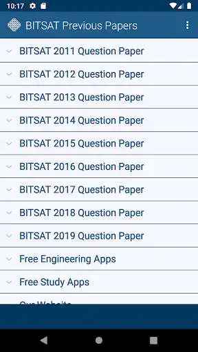 Play BITSAT Exam Previous Papers  and enjoy BITSAT Exam Previous Papers with UptoPlay