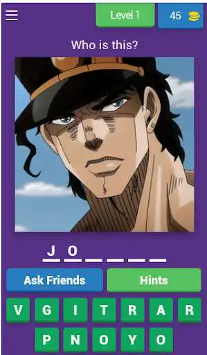 Play Bizarre Adventure Anime Quiz!  and enjoy Bizarre Adventure Anime Quiz! with UptoPlay