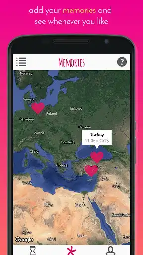 Play BiZZ- Date Counter, Diary, Memory With Map as an online game BiZZ- Date Counter, Diary, Memory With Map with UptoPlay