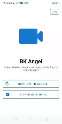 Play APK BK Angel - Video Conference  and enjoy BK Angel - Video Conference with UptoPlay com.bkomkar.bkangel