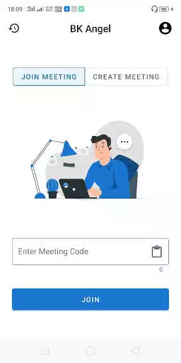 Play APK BK Angel - Video Conference  and enjoy BK Angel - Video Conference with UptoPlay com.bkomkar.bkangel