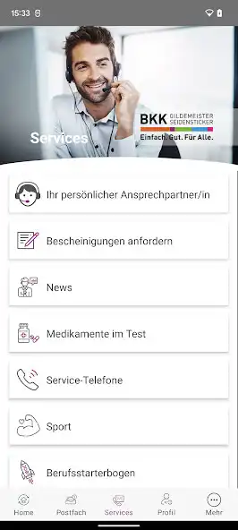 Play BKK GS - Meine Krankenkasse as an online game BKK GS - Meine Krankenkasse with UptoPlay