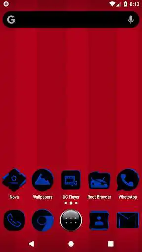 Play Black and Blue Icon Pack  and enjoy Black and Blue Icon Pack with UptoPlay