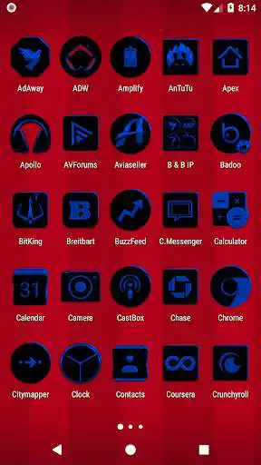 Play Black and Blue Icon Pack as an online game Black and Blue Icon Pack with UptoPlay