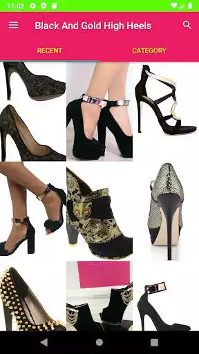 Play Black And Gold High Heels as an online game Black And Gold High Heels with UptoPlay