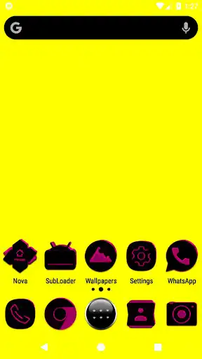 Play Black and Pink Icon Pack  and enjoy Black and Pink Icon Pack with UptoPlay