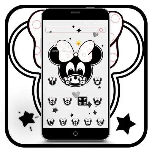 Play Black and White Cute Eminey Wallpaper Theme APK Play Black and White Cute Eminey Wallpaper Theme APK