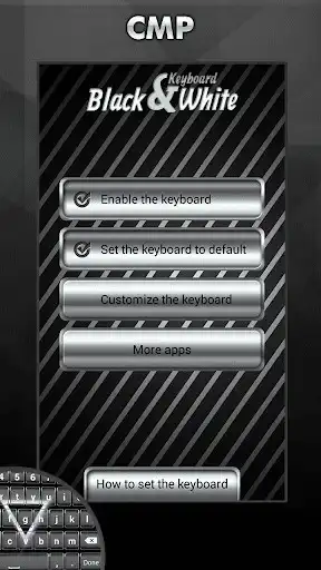 Play Black and White Keyboard