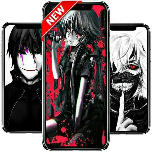 Play black anime wallpaper APK