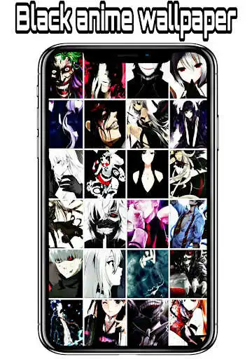 Play black anime wallpaper as an online game black anime wallpaper with UptoPlay