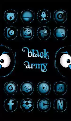 Play Black Army Sapphire Icon Pack  and enjoy Black Army Sapphire Icon Pack with UptoPlay