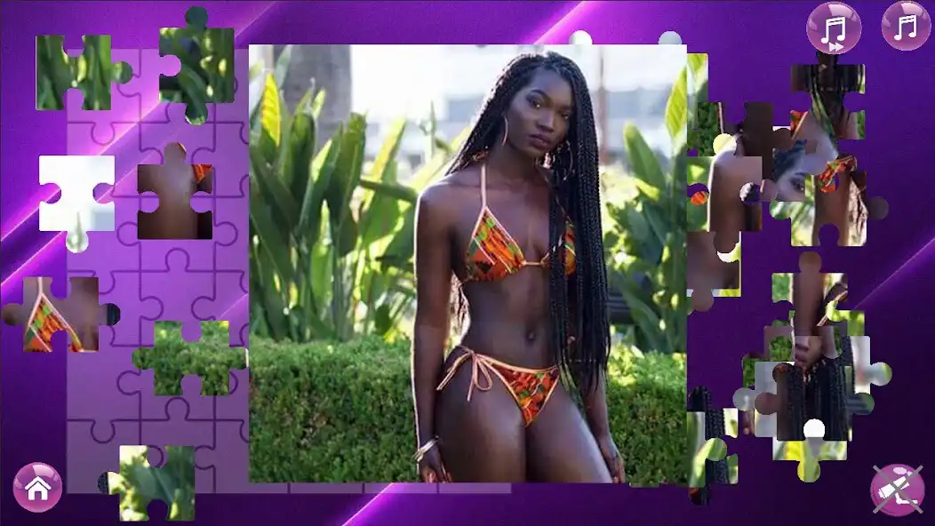 Play Black Bikini Model as an online game Black Bikini Model with UptoPlay