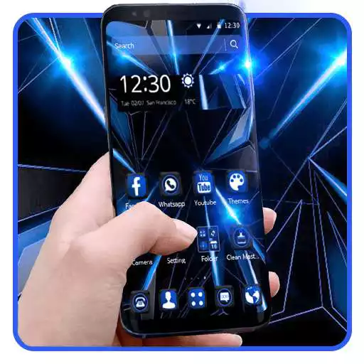 Free play online Black Blue Future Theme APK Free play online Black Blue Future Theme APK