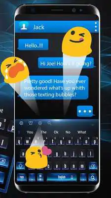 Play Black Blue Keyboard