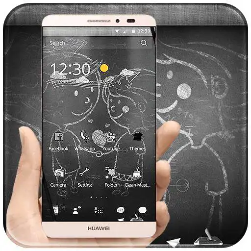 Free play online Blackboard Love Theme APK