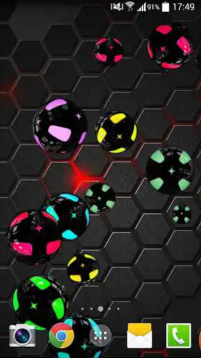 Play Black Bubble Live Wallpaper  and enjoy Black Bubble Live Wallpaper with UptoPlay