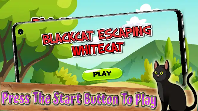 Play Black Cat Escaping : Miaaw as an online game Black Cat Escaping : Miaaw with UptoPlay
