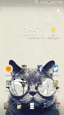 Play Black Cat  Theme  ABC Launcher