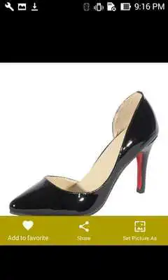 Play Black Closed Toe Platform Heels