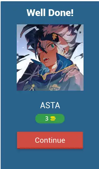 Play Black Clover Quiz as an online game Black Clover Quiz with UptoPlay