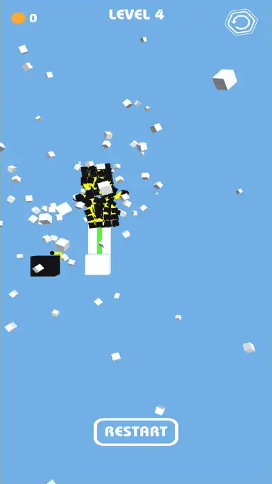 Play Black Cubes as an online game Black Cubes with UptoPlay